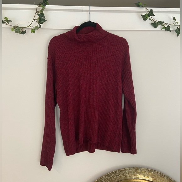Vintage Talbot's Turtleneck Red Sweater - Picture 1 of 4